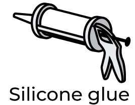 Silicone glue